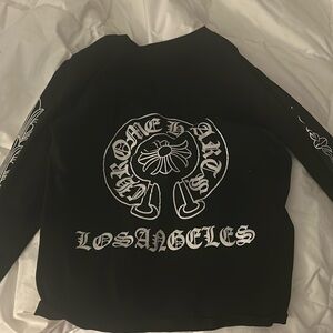 Chrome hearts used XL long sleeve (runs small, not a loose fit)